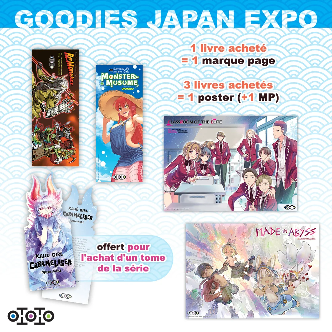 Evenement : Japan Expo 2024 : Les goodies Ototo