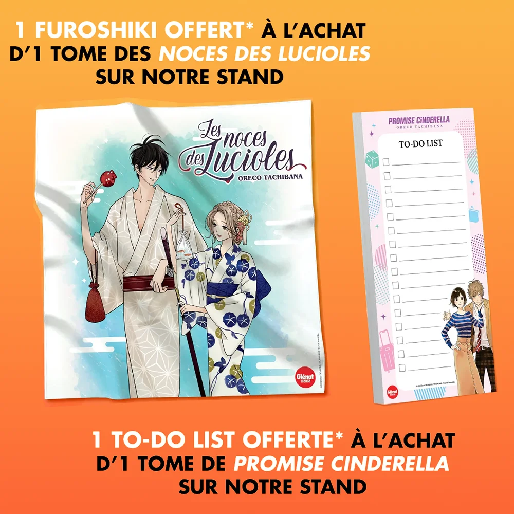 Evenement : Japan Expo 2025 : Goodies Glénat - Oreco Tachibana