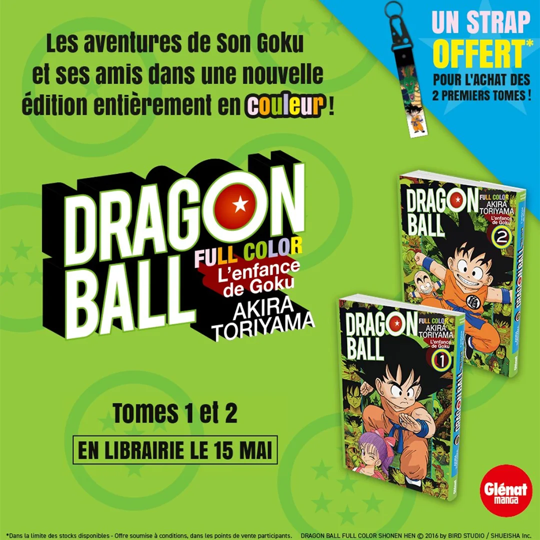 Evenement : Dragon Ball - Full Color T.1 & 2 : Un strap offert