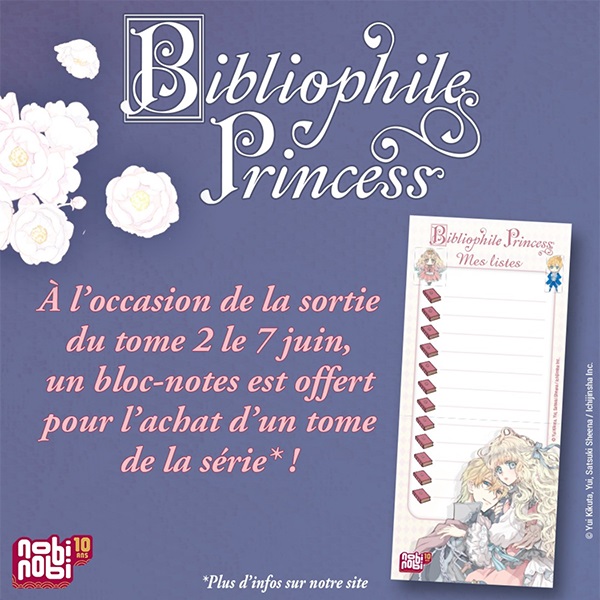 Evenement : Bibliophile Princess : un bloc-notes offert