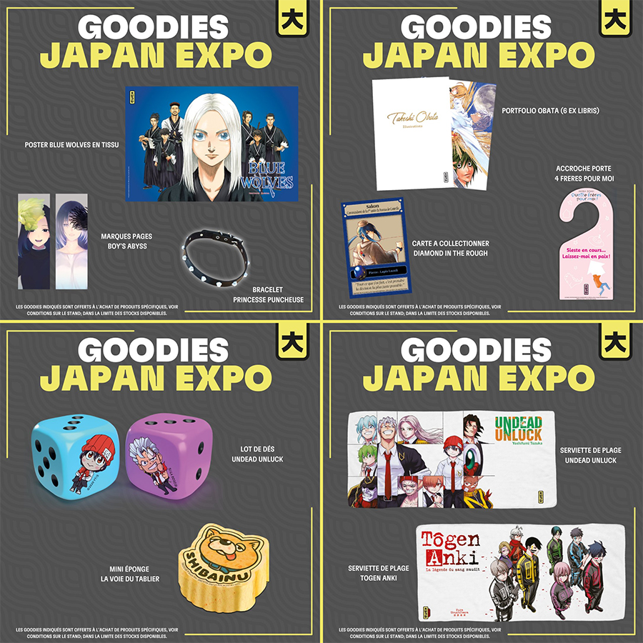 Evenement : Japan Expo : Les goodies de Kana #1