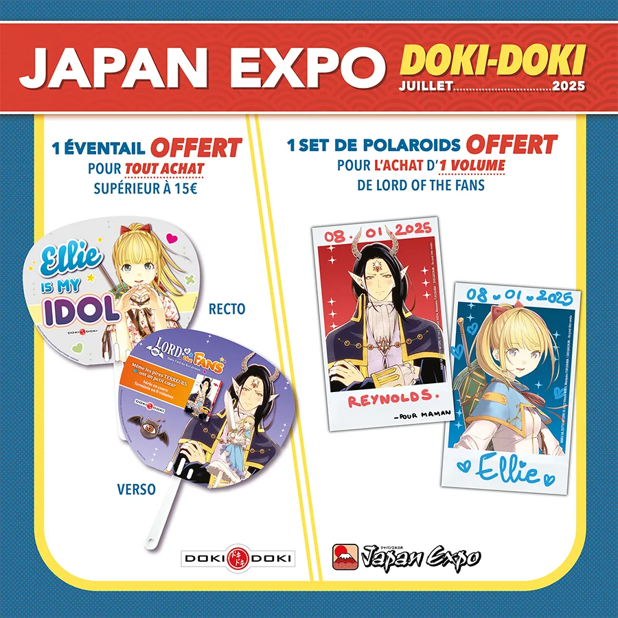 Evenement : Japan Expo 2025 : Goodies Doki-Doki - Lord of the Fans