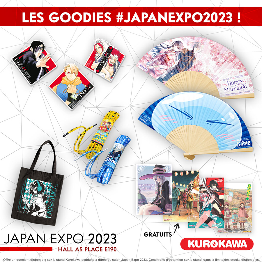 Evenement : Japan Expo : Les goodies de Kurokawa #1