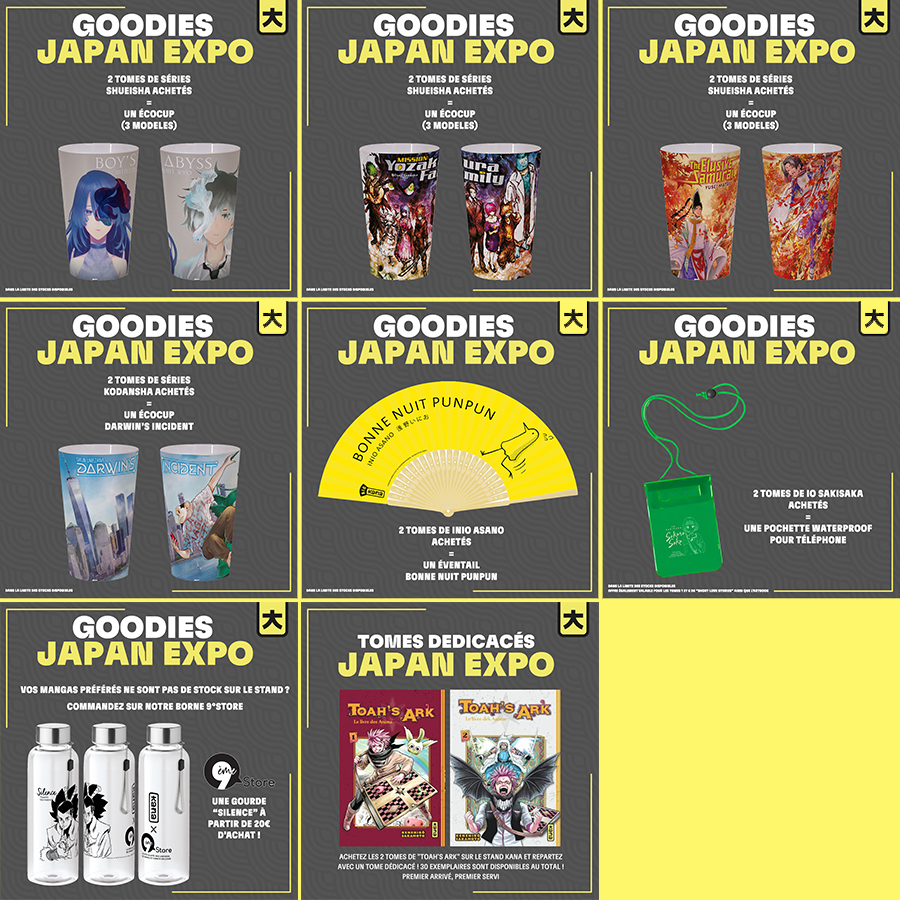 Evenement : Japan Expo : Les goodies de Kana #2