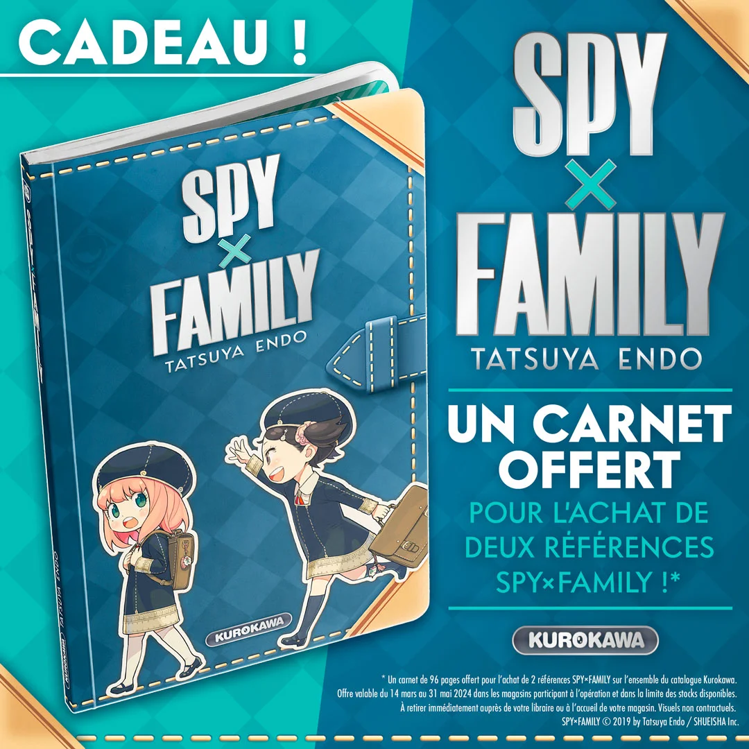 Evenement : Spy x Family : Un carnet de liaison d'Anya offert
