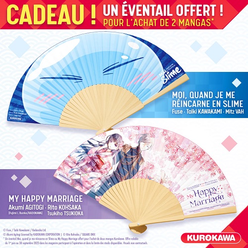 Evenement : Un éventail offert chez Kurokawa