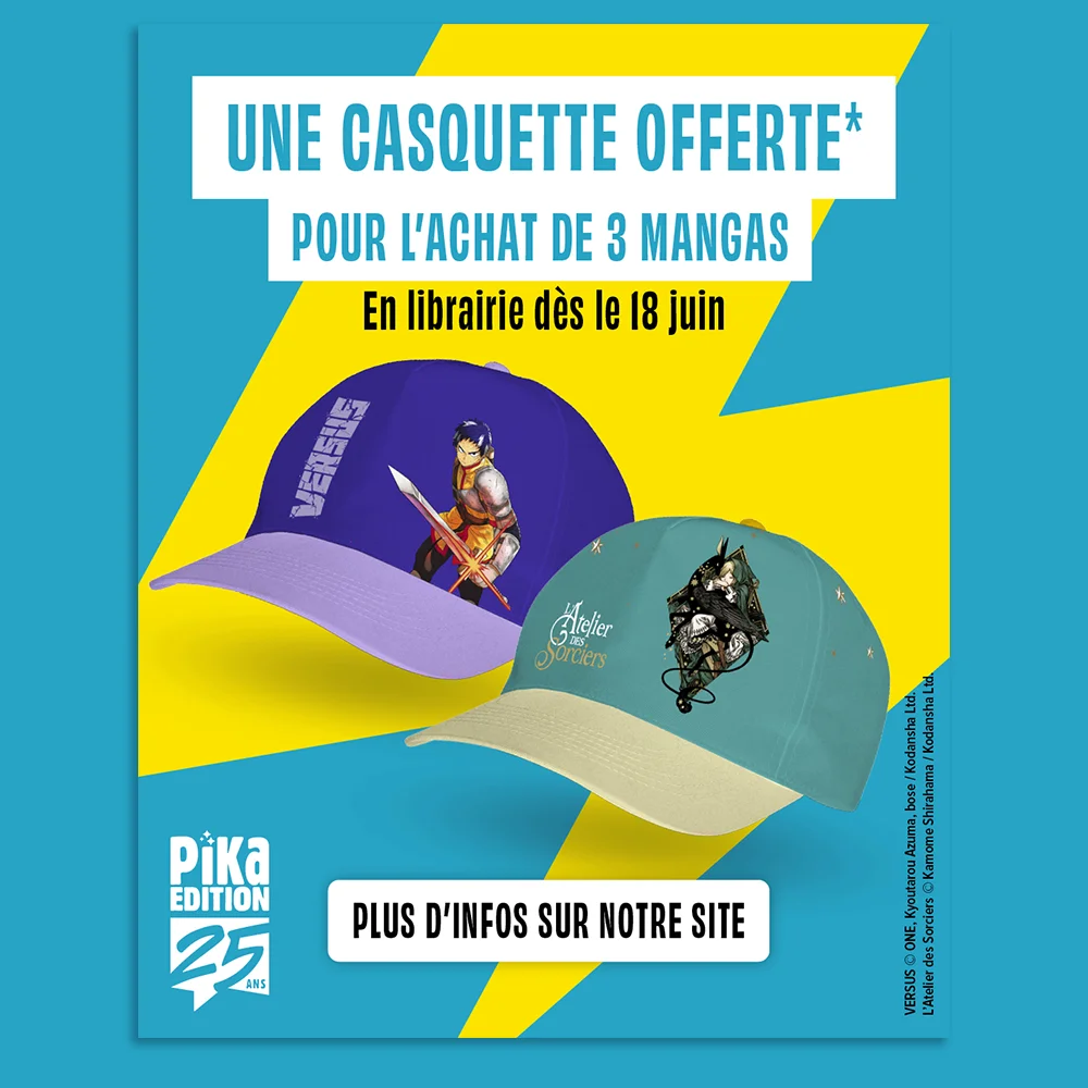Evenement : Une casquette pour les 25 ans de Pika