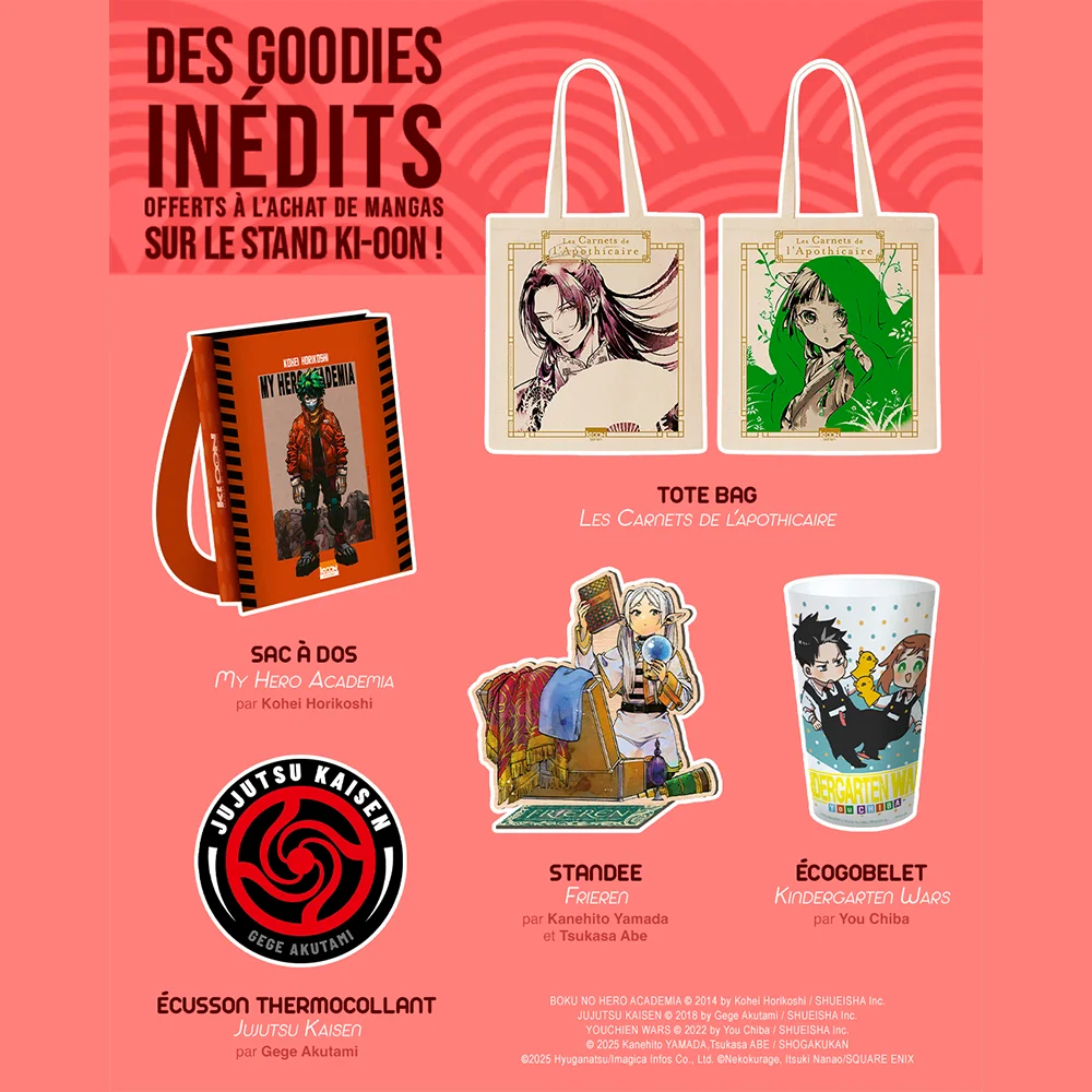 Evenement : Japan Expo 2025 : Goodies Ki-oon