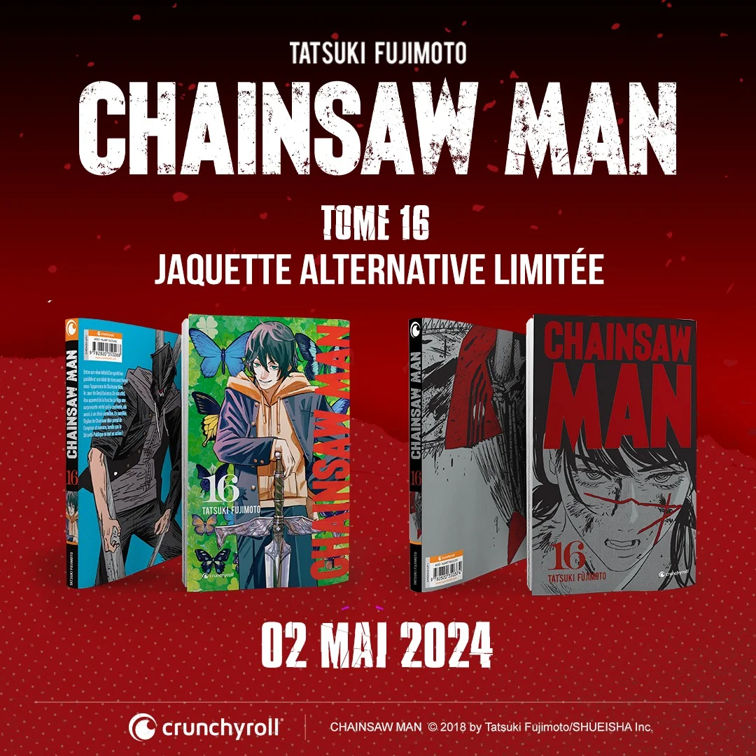 Evenement : Chainsaw Man 16 : Une Jaquette alternative limitée