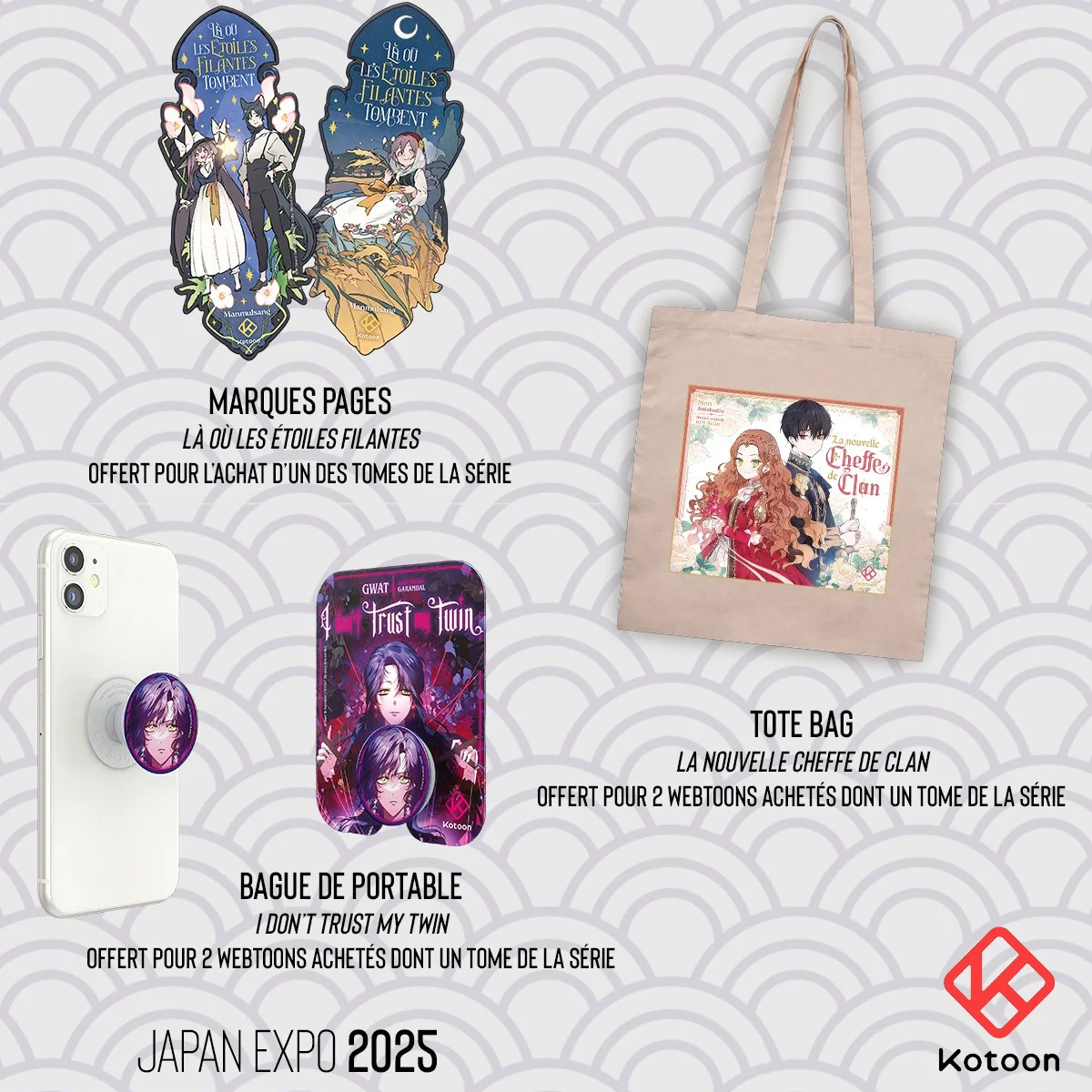 Evenement : Japan Expo 2025 : Goodies Kotoon