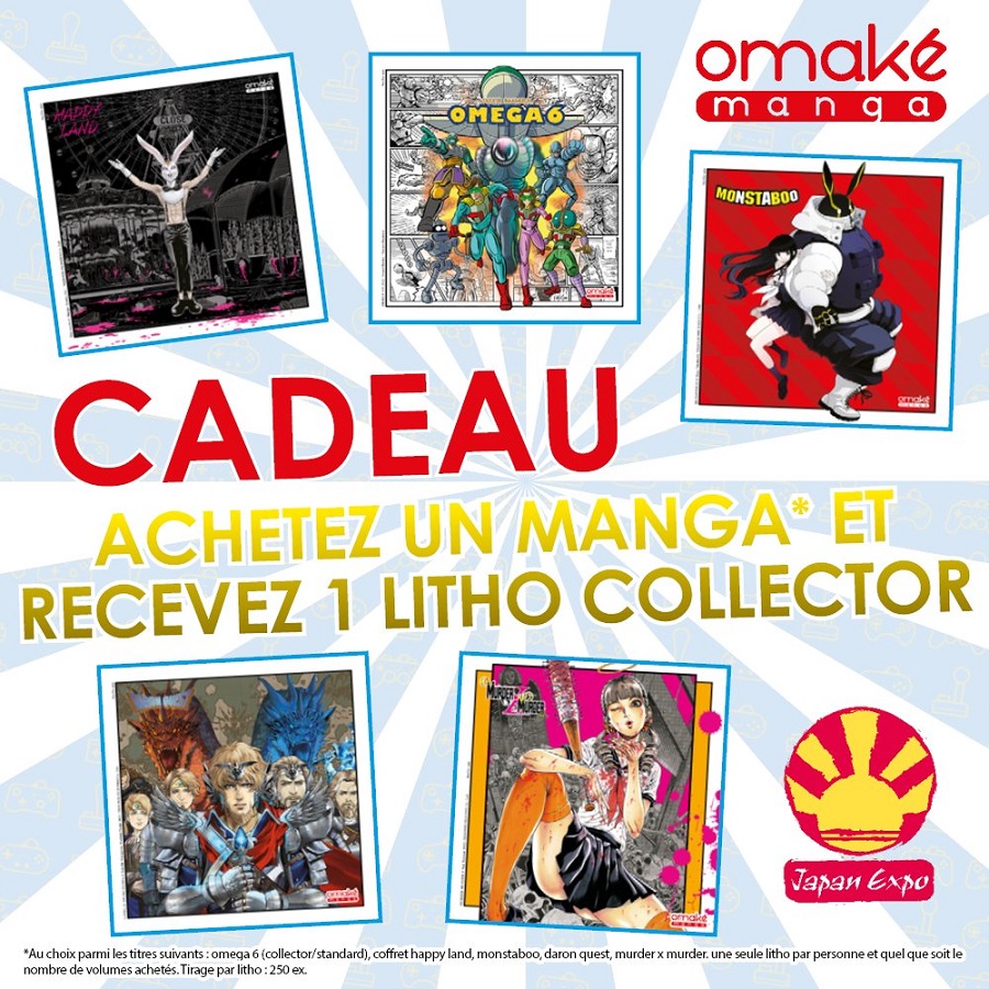 Evenement : Japan Expo : Les goodies de Omake Manga