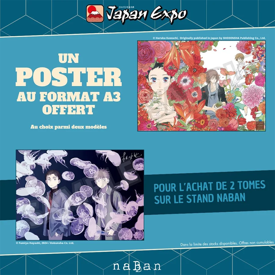 Evenement : Japan Expo 2025 : Goodies naBan - Posters
