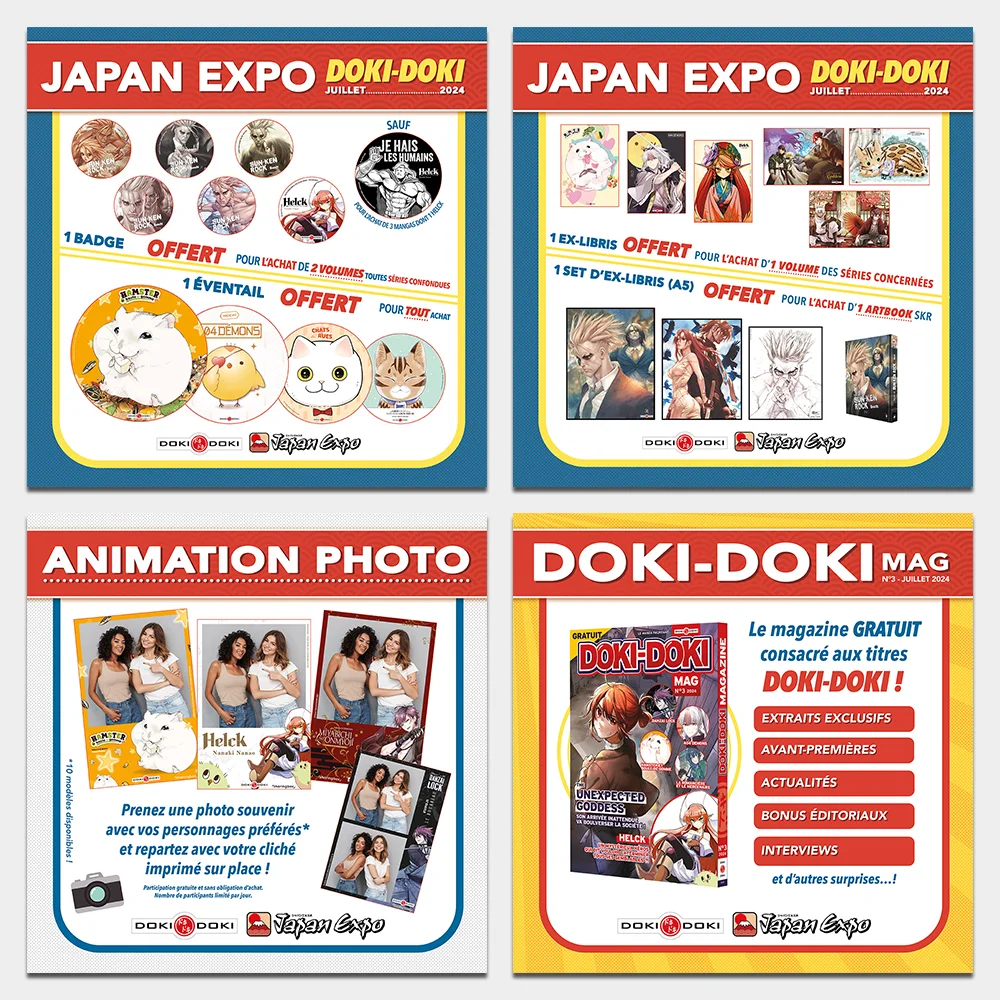 Evenement : Japan Expo 2024 : Les goodies Doki-Doki