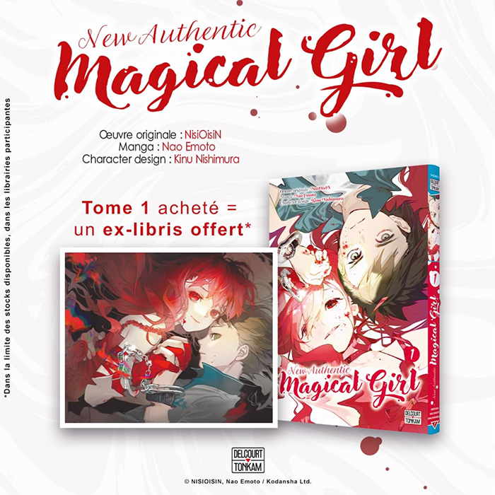 Evenement : New Authentic Magical Girl T.1 : un ex-libris offert