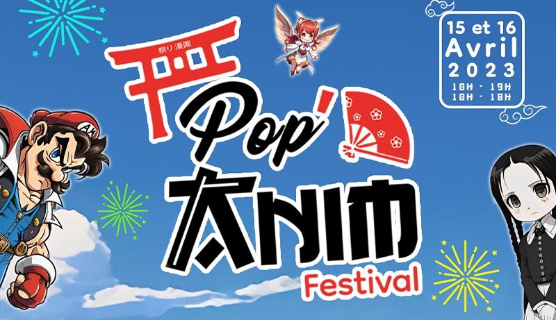 Evenement : Pop'Anim Festival 2023